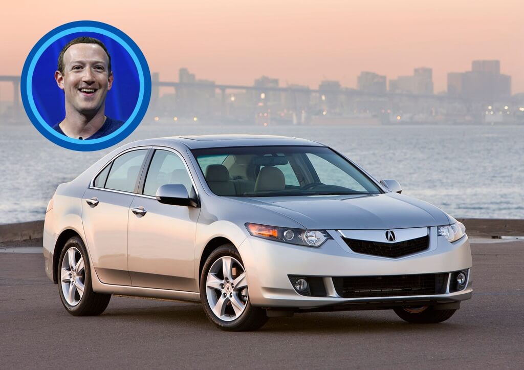 Acura TSX - Mark Zuckerberg